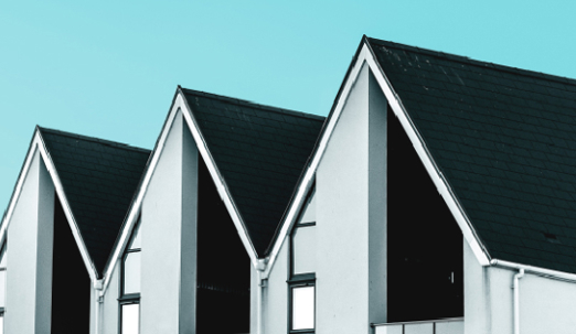 Clean, modern homes are shown